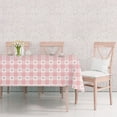thumbnail image 3 of Pink Rectangle Tablecloth, Pink Checkered Plaid Gingham Tablecloth, Pink Heart Table Cloth, Spring Summer Waterproof Wrinkle Free Rectangle Tablecloth 60 X 84, 60 X 102, 60 X 120 Inch, 3 of 6