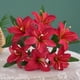 thumbnail image 4 of Ramo artificial de lirios flores artificiales artificiales de plástico para decoración del hogar y centros de mesa de bodas, 4 of 6