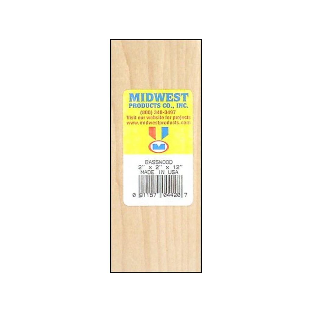 Midwest Basswood Block, 12