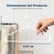 thumbnail image 2 of Ganchos de Plastico Premium SereneLife, Antideslizantes, Ahorradores de Espacio, Duraderos y Resistentes, para Camisas, Suéteres, Sudaderas, Abrigos, Pantalones y Vestidos, Blanco, Pack 50, 2 of 6