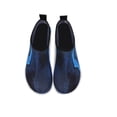 thumbnail image 3 of Men and Women a Slip On Barefoot Quick-Dry Beach Aqua Yoga Water Shoes (Water Smudge/Blue, 9.5-10.5 Women/8.5-9 Men), 3 of 8