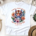 thumbnail image 1 of I Will Not Fear He Is With Me Isaiah 41:10 Christian T-Shirt, White, Size XL, 1 of 6