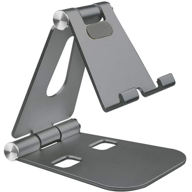 Support de Téléphone Réglable, Support de Tablette Pliable * Gris