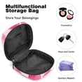 thumbnail image 4 of 1Pc Cute Period Bag Menstrual Cup Pouch, Large Storage Bag Sanitary Purse for Sanitary Napkin Pads, Pink Dots Pattern Pads Organizer for Girls Women, 4 of 6