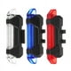 thumbnail image 1 of Accesorios para bicicletas, luces delanteras y traseras recargables por USB, juego de luces LED para patinete de bicicleta con 4 modos, luz de advertencia de seguridad intermitente para bicicleta, 1 of 5