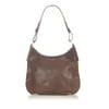 Pre-Owned Prada Shoulder Bag Calf Leather Brown