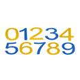 thumbnail image 3 of FindTape Marking Numbers: Number 8 / 3.7 in. high (Blue), 3 of 3