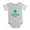Heather Gray, variant on CafePress - I'm A True Pickleball Dink - Cute Infant Baby Football Bodysuit
