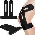 thumbnail image 1 of Cinta kinesiológica JUMUR para aliviar el dolor de rodilla, 10 unidades, negra, 1 of 7
