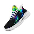 thumbnail image 2 of Coolcustomize Men's Color Splash Design Running Shoes | Lightweight Comfortable Footwear with Midsole Suspension Technology, Trendy Gym & Street Style Trainers, Fabric Upper, EVA Sole Running Shoes, 2 of 10