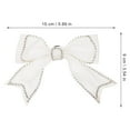 thumbnail image 4 of ifundom 2-Pack Rhinestone Bow Brooch Set Elegant Bowtie Pin for Clothing Accessories and Decorative Ornament, 4 of 8