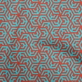 thumbnail image 1 of oneOone Polyester Spandex Sky Blue Fabric Geometric Dress Material Fabric Print Fabric By The Yard 56 Inch Wide, 1 of 4