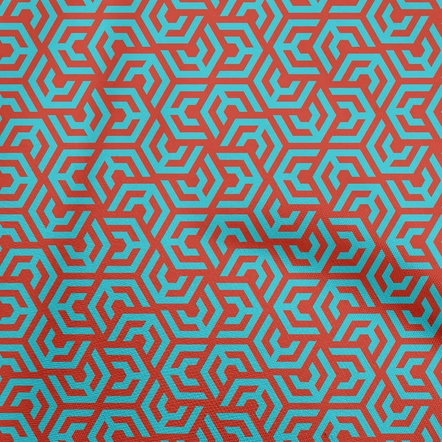 oneOone Viscose Chiffon Sky Blue Fabric Geometric Sewing Craft Projects Fabric Prints By Yard 42 Inch Wide