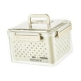 thumbnail image 5 of CoudarTitie Fruit Container for Fridge Keep Fresh with Removable Colander with Lid Leakproof 20x16x15cm, 5 of 9