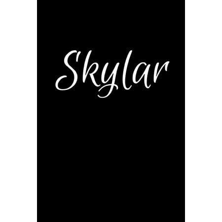 Personalized Gifts Coworkers Skylar: Notebook Journal for Women or Girl with the name Skylar - Beautiful Elegant Bold & Personalized Gift - Perfect for Leaving Coworker Boss Teacher Daughter Wife Grandma Mum for Birthday Wedding ()