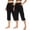 Black—Capris, variant on BVOFAR 2 Pack Pull On Capris for Women Stretchy Lightweight Capri Pants Elastic High Waist Lounge Pant Blue L