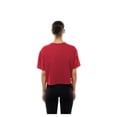 thumbnail image 5 of Women's New Era Red St. Louis Cardinals Boxy Foil Logo T-Shirt, 5 of 5