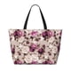 thumbnail image 2 of Disketp Rose Flowers Bolsa de Playa de Gran Capacidad, Bolso Impermeable y a Prueba de Arena para Mujer, Ideal para Playa, Piscina y Natación, 2 of 7