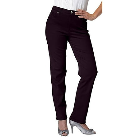 Gloria Vanderbilt Women’s Amanda Tapered Leg Jeans - Blackberry (Best Store For Women's Jeans)