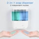 thumbnail image 2 of Dispensador de Jabón Automático, Sin Contacto, con Bomba de Jabón Lavavajillas, 2 X 500 Ml, Sensor Doble para Jabón Líquido, para Uso Doméstico, Hotelero y Comercial., 2 of 8