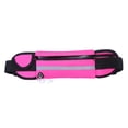 thumbnail image 1 of Riñonera para correr, resistente al agua, ajustable, color rosa y rojo, 1 of 5