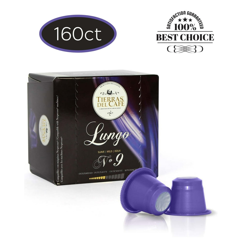 Nespresso Compatible Capsules Premium Espresso Gourmet Lungo Coffee