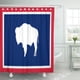 thumbnail image 1 of ABPHQTO La bandera de la lealtad de Wyoming es el estado The Western United Cortina de ducha 152x180 cm ABPHQTO PKNMT60x72Shower-5100, 1 of 2