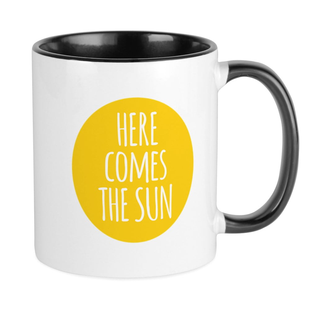 CafePress Here Comes The Sun Mugs Unique Coffee Mug, Coffee Cup