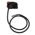 thumbnail image 3 of Left Motorcycle Handlebar Switch, 22mm Left Motorcycle Switch Universal Safe Aluminium Alloy  For Scooter For Motorcycle For Snowmobile, 3 of 8