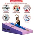 thumbnail image 3 of Gymnastics Mat 48X24X14Incline Tumbling Mats for Gymnastics for Home, kids Gymnastics Equipment Cheer Mats Tumbling Foam Gym Mat for Kids Gymnastics Wedge Cheese Mat, 3 of 7