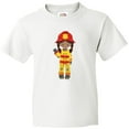 thumbnail image 3 of Inktastic African American Girl, Girl Fireman, Firefighter Youth T-Shirt, 3 of 5