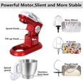 thumbnail image 6 of COKLAI Kitchen Electric Stand Mixer, 7.3QT, 6 Speed Kitchen Mixer with Stainless Steel Bowl, Aluminium Die-casting Head shell,24-month warranty, 6 of 7