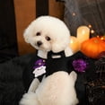 thumbnail image 4 of Fun and Festive Pet Halloween Costume - Adorable Dog Cat Bat Wings Design,C M, 4 of 5