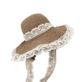 thumbnail image 5 of Straw Hats for Women Wide Brim Sun Hat Foldable Packable Beach Hat for Vacation Travel, 5 of 5