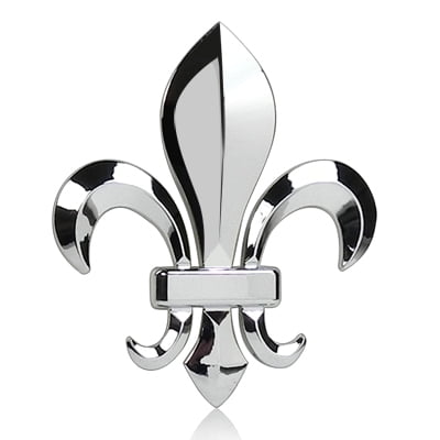 Honda Car Emblems - Louisiana Fleur-de-Lis Chrome Car Emblem