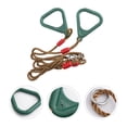 thumbnail image 3 of CHUANK 1Pair Kids Fitness Gym Rings Safe Indoor Pull-up Rings Workout Training Handles, 3 of 7