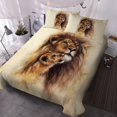 thumbnail image 1 of Ropa de Cama Funda Nórdica León de Oro y su Cachorro 3D Impreso Rey Edredón para Niños, 1 of 7