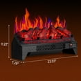 thumbnail image 4 of Zimtown 23'' Electric Fireplace Insert w/Remote & WiFi Control, Faux Fireplace Logs w/Timer, Overheat Protection, Adjustable Flame and Brightness, CSA Listed for Home Living Room Bedroom, 4 of 13