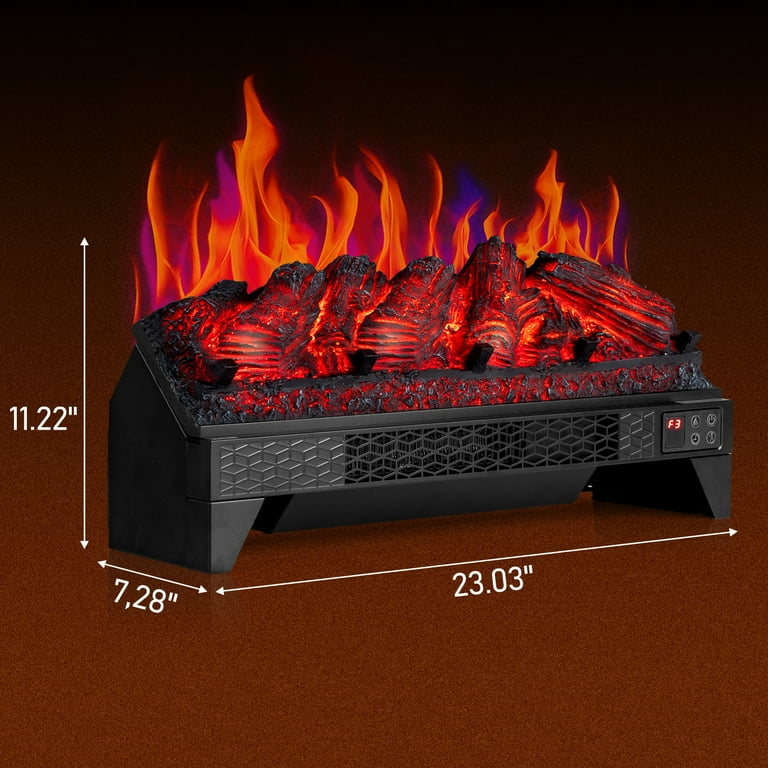 Zimtown 23'' Electric Fireplace Insert w/Remote & WiFi Control