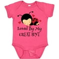 thumbnail image 3 of Inktastic Loved by My Great Aunt Boys or Girls Baby Bodysuit, 3 of 5