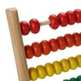 thumbnail image 3 of MasteelfCA Bead Counting Frame Wooden Small 5 Rows Intellectual Development Abacus Early Childhood Educational Toys, 3 of 7