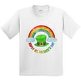 thumbnail image 3 of Inktastic Happy St. Patrick's Day Rainbow and Hat Youth T-Shirt, 3 of 5