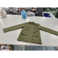 thumbnail image 2 of Women's Windbreaker coat Zipper Button Utility coat with Pockets, 2 of 13