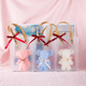 thumbnail image 4 of Colgante de perla con cinta inglesa, caja de regalo de mano con toalla de oso, regalo de boda, suministros para eventos, tienda de dulces, 4 of 6