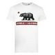 thumbnail image 1 of Republic of California - Camiseta Bandera para Hombre (Blanco), 1 of 2