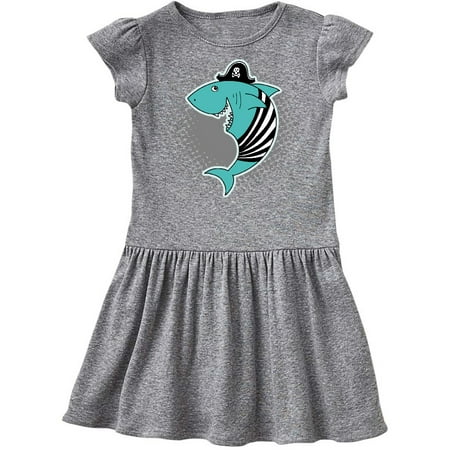 

Inktastic Shark Pirate Funny Gift Toddler Girl Dress