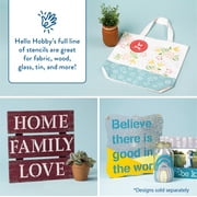Hello Hobby Stencil Set, 7 x 10, 3 Piece, Bohemian