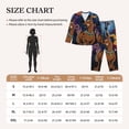 thumbnail image 5 of Saiise Scooby-Doo At Print Women Soft Pama Sets,Long Sleeve Sleepwear Button Up 2-Piece Pjs Lounge Sets-Small, 5 of 8