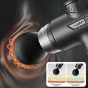 Adnbm Massage Gun, Percussion Therapy, 10mm Amplitude w/ Attachments