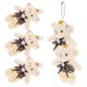 thumbnail image 1 of Mini Bear Dolls Hanging Pendant for Decoration 10Pcs Dark Brown Plush Material, 1 of 5